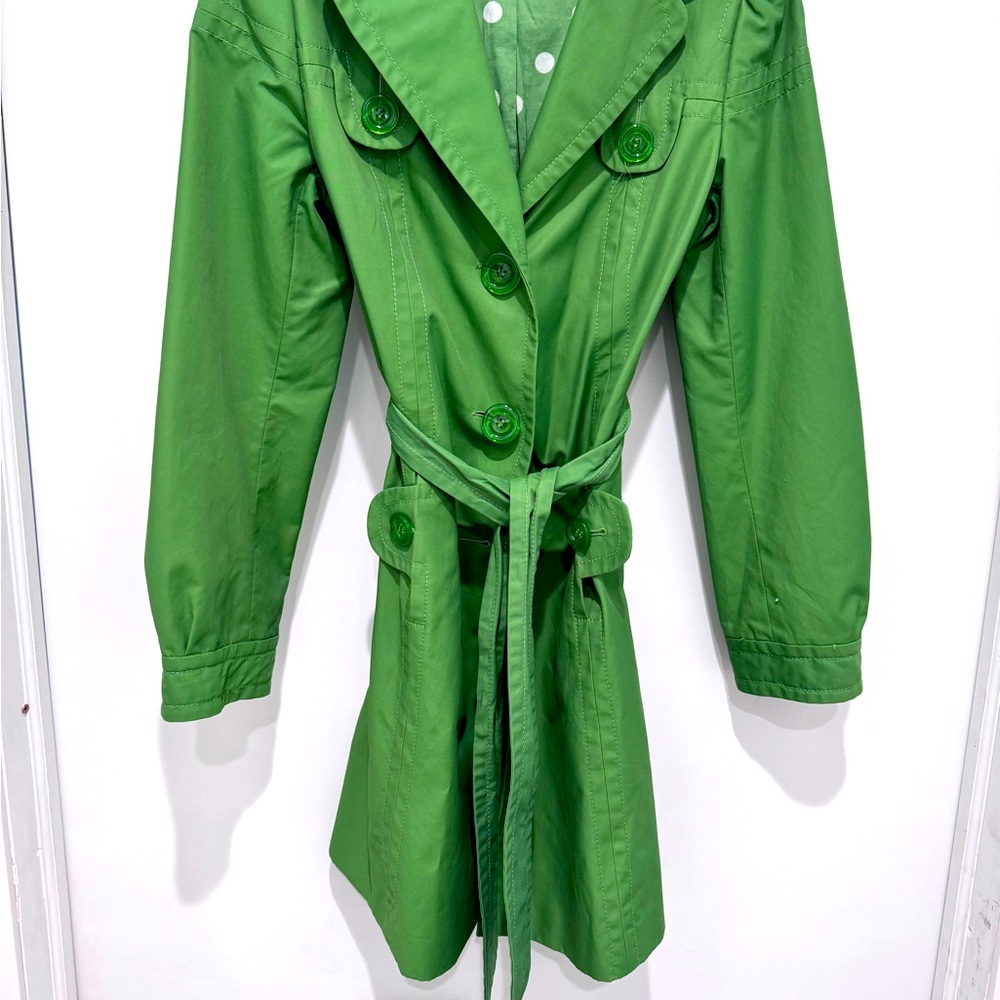 Loft Crisp Saint Patty’s Day Rain Coat